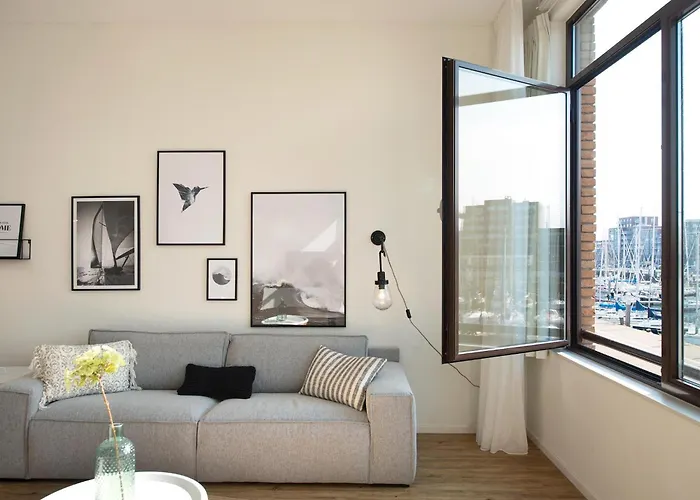 Apartman Modern Harbor-view In Scheveningen Hága
